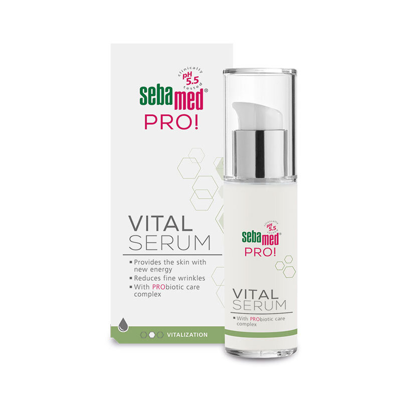 Tonizuojamasis veido serumas su probiotikais SebaMed Pro! Vital, 30 ml цена и информация | Veido aliejai, serumai | pigu.lt