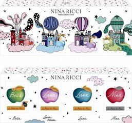 Rinkinys Nina Ricci Traveler Exclusive moterims: Bella EDT, 4 ml + Luna EDT, 4 ml + Luna Blossom EDT, 4 ml + Nina EDT, 4 ml kaina ir informacija | Kvepalai moterims | pigu.lt