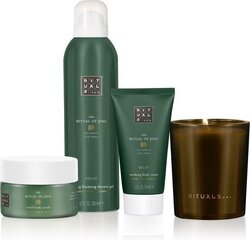 Rinkinys Rituals Jing: Dušo putos, 50 ml + Kūno kremas, 70 ml + Kūno šveitiklis, 125 ml + Kvapioji žvakė, 145 g kaina ir informacija | Dušo želė, aliejai | pigu.lt