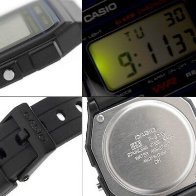 Laikrodis vyrams Casio F-91W-1YEF цена и информация | Vyriški laikrodžiai | pigu.lt