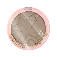 Veido kontūravimo pudra Lovely Golden Glow 10 g, 3 Cool Brown цена и информация | Бронзеры (бронзаторы), румяна | pigu.lt