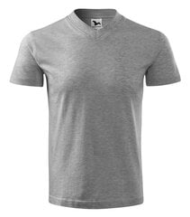 V-neck футболка Unisex черная цена и информация | Мужские футболки | pigu.lt