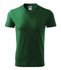 V-neck футболка Unisex черная цена и информация | Футболка мужская | pigu.lt