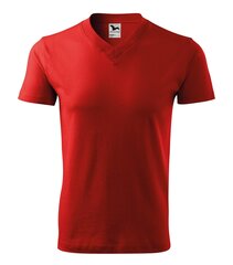 V-neck футболка Unisex черная цена и информация | Мужские футболки | pigu.lt