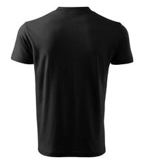 V-neck футболка Unisex черная цена и информация | Мужские футболки | pigu.lt