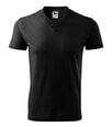 V-neck футболка Unisex черная