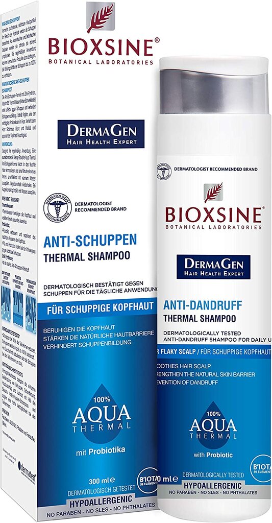 Šampūnas nuo pleiskanų Bioxsine Aqua Thermal, 300 ml цена и информация | Šampūnai | pigu.lt