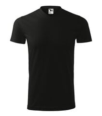 Heavy V-neck футболка Unisex черная цена и информация | Мужские футболки | pigu.lt
