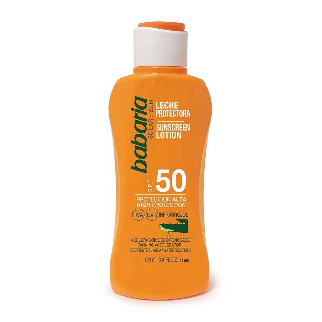 Losjonas nuo saulės SPF50 Babaria, 100 ml kaina ir informacija | Kremai nuo saulės | pigu.lt