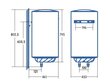 Elektrinis vandens šildytuvas Cata CTR-80-M цена и информация | Vandens šildytuvai | pigu.lt