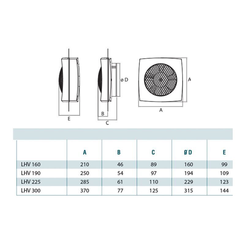 Ventiliatorius Cata 020709 kaina ir informacija | Vonios ventiliatoriai | pigu.lt