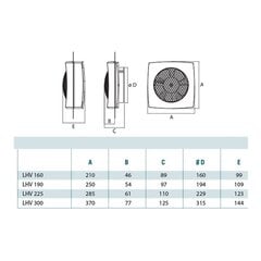 Настенный вентилятор цена и информация | Вентиляторы для ванной | pigu.lt