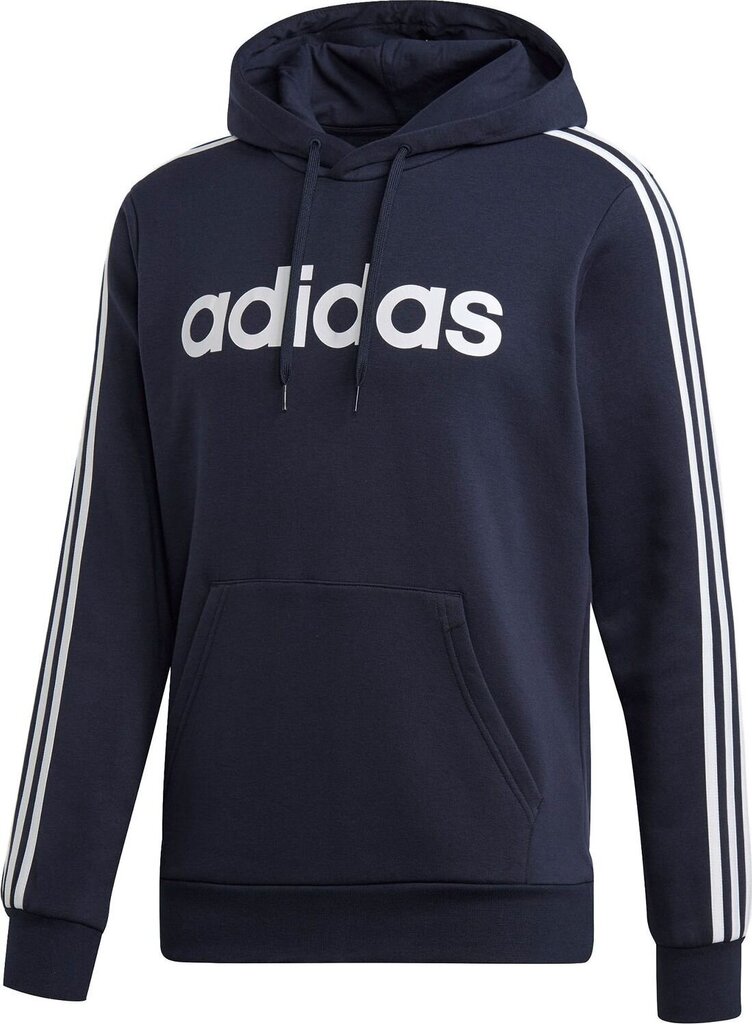 Džemperis Adidas Essentials 3 S PO FL navy blue M DU0494, 47071 цена и информация | Džemperiai vyrams | pigu.lt