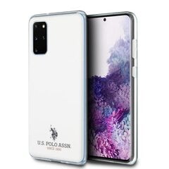 Чехол US Polo USHCS67TPUWH для Samsung Galaxy S20+ G985, белый цена и информация | Чехлы для телефонов | pigu.lt