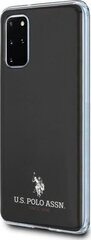 Dėklas telefonui U.S. Polo ASSN skirtas Samsung Galaxy S20 Plus, juoda kaina ir informacija | Telefono dėklai | pigu.lt