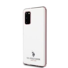 Чехол US Polo USHCS62TPUWH для Samsung Galaxy S20 G980, белый цена и информация | Чехлы для телефонов | pigu.lt