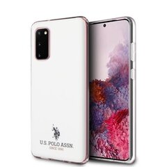 Чехол US Polo USHCS62TPUWH для Samsung Galaxy S20 G980, белый цена и информация | Чехлы для телефонов | pigu.lt