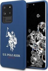 Dėklas telefonui U.S. Polo ASSN skirtas Samsung Galaxy S20 Ultra, mėlyna kaina ir informacija | Telefono dėklai | pigu.lt
