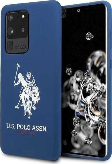 Dėklas telefonui U.S. Polo ASSN skirtas Samsung Galaxy S20 Ultra, mėlyna цена и информация | Telefono dėklai | pigu.lt