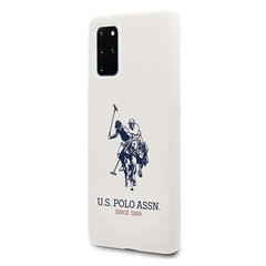 Чехол US Polo USHCS67SLHRWH для Samsung Galaxy S20+ G985, белый цена и информация | Чехлы для телефонов | pigu.lt