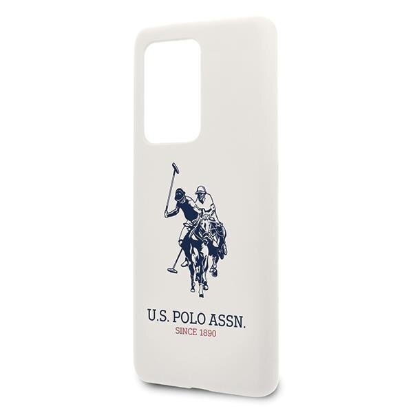 US Polo USHCS69SLHRWH, skirtas S20 Ultra G988, baltas kaina ir informacija | Telefono dėklai | pigu.lt