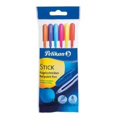 Pelikan Шариковая ручка STICK, 6 цвета цена и информация | Письменные принадлежности | pigu.lt