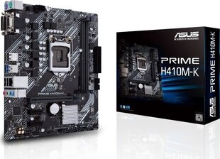 Asus PRIME H410M-K цена и информация | Материнские платы	 | pigu.lt