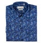 Gėlėti marškiniai trumpomis rankovėmis vyrams Nordic, mėlyni цена и информация | Vyriški marškiniai | pigu.lt