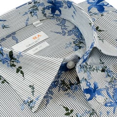 Мужская рубашка NORDIC, приталенный силуэт с коротким рукавом цена и информация | Мужские рубашки | pigu.lt