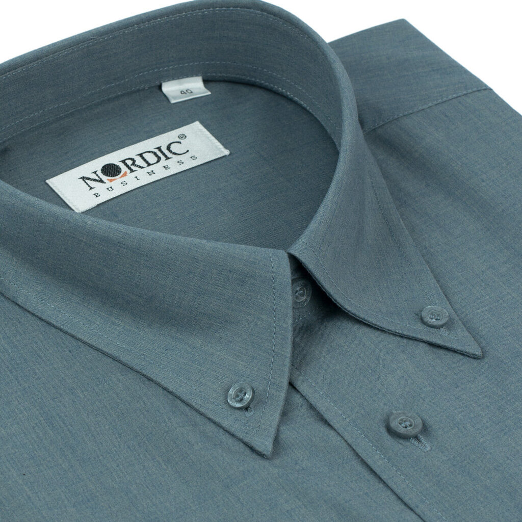 Vienspalviai marškiniai trumpomis rankovėmis vyrams Nordic, mėlyni kaina ir informacija | Vyriški marškiniai | pigu.lt