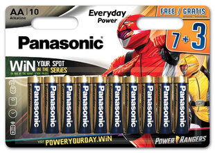 Батарейки Panasonic Everyday Power LR6EPS/10BW (7+3) цена и информация | Аккумуляторы для фотоаппаратов | pigu.lt