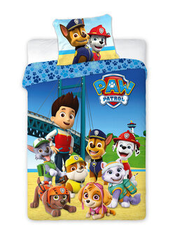 Vaikiškas patalynės komplektas Paw Patrol, 140x200, 2 dalių kaina ir informacija | Patalynė kūdikiams, vaikams | pigu.lt