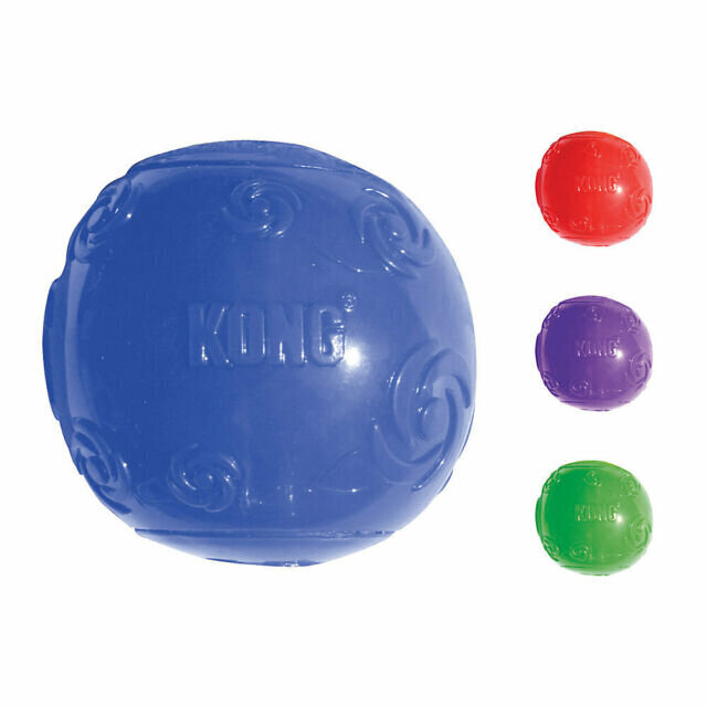 Kong kamuoliukas šunims Squeezz Ball, M, 6 cm kaina ir informacija | Žaislai šunims | pigu.lt