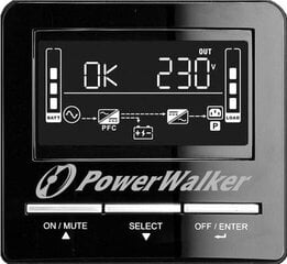 PowerWalker VI 1500 CW FR цена и информация | Источники бесперебойного питания (UPS) | pigu.lt