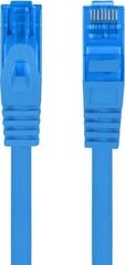 Lanberg S/FTP 6a RJ45 / RJ45 0,5 m mėlyna kaina ir informacija | Kabeliai ir laidai | pigu.lt