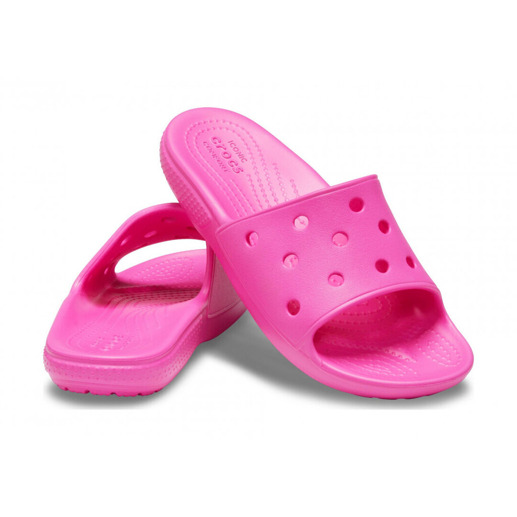 Šlepetės mergaitėms Crocs™ Classic Slide Kids цена и информация | Šlepetės, kambario avalynė vaikams | pigu.lt