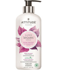 Skystas muilas Attitude Super Leaves White Tea Hand Soap, 473 ml kaina ir informacija | Muilai | pigu.lt