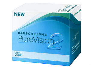 Kontaktiniai lęšiai Pure Vision 2HD 8.60, 6 vnt. kaina ir informacija | Kontaktiniai lęšiai | pigu.lt