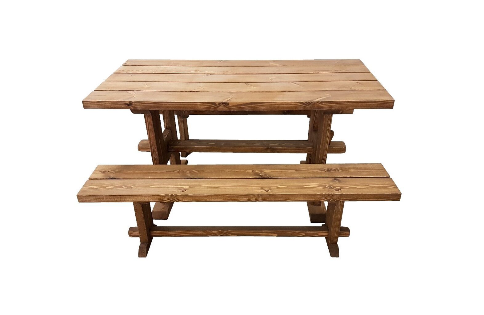 Sodo stalas su suolais 003, 150cm цена и информация | Lauko baldų komplektai | pigu.lt