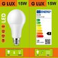 LED lemputės G.LUX GR-LED-A60-15W 4000K, 10vnt. Pakuotė цена и информация | Elektros lemputės | pigu.lt