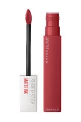 Maybelline Super Stay Matte Liquid Lipstick 170 Initiator цена и информация | Помады, бальзамы, блеск для губ | pigu.lt