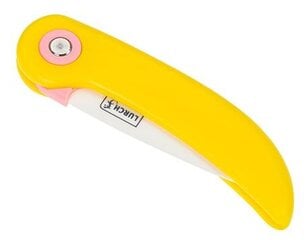 Желтый керамический нож для пикника Lurch цена и информация | Ножи и аксессуары для них | pigu.lt