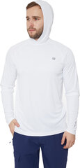 Sportiniai marškinėliai ilgomis rankovėmis Mark Hoodie FHM, balti kaina ir informacija | Sportinė apranga vyrams | pigu.lt
