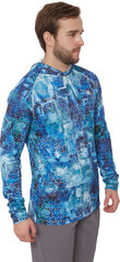 Sportiniai marškinėliai ilgomis rankovėmis Mark Hoodie FHM, šviesiai mėlyni kaina ir informacija | Sportinė apranga vyrams | pigu.lt