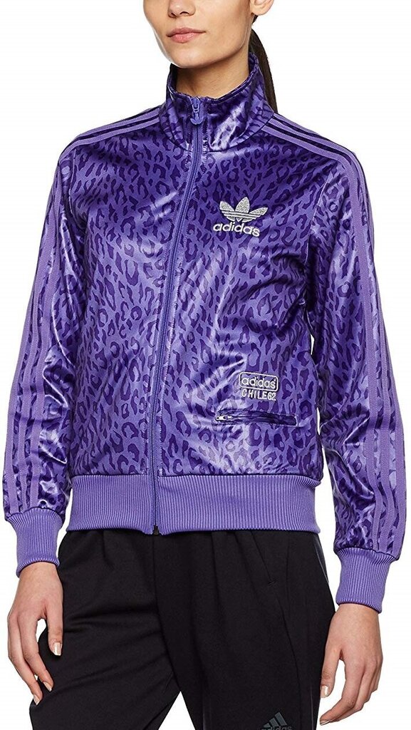 Striukė moterims Adidas Originals W C62 Leo TT, violetinė цена и информация | Striukės moterims | pigu.lt