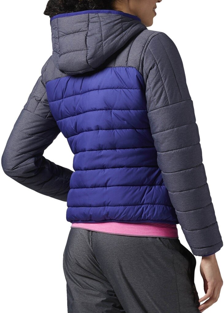 Striukė moterims Reebok FW PADDED BOMBER, mėlyna цена и информация | Striukės moterims | pigu.lt