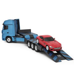 RASTAR грузовик с автомобилем 1:26 RC Mercedes-Benz Actros, 74940 цена и информация | Игрушки для мальчиков | pigu.lt