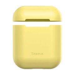 Baseus Super Thin Silica Gel Case AirPods 1/2 kaina ir informacija | Ausinės | pigu.lt