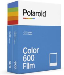 Цветной материал для моментальных фото для камер Polaroid 600 Color New, 2 шт. цена и информация | Аксессуары для фотоаппаратов | pigu.lt