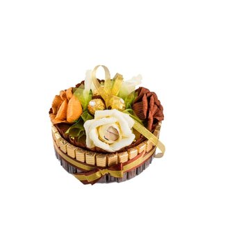 Tortas iš saldainių Karališkas Skanios gėlės kaina ir informacija | Saldumynai | pigu.lt